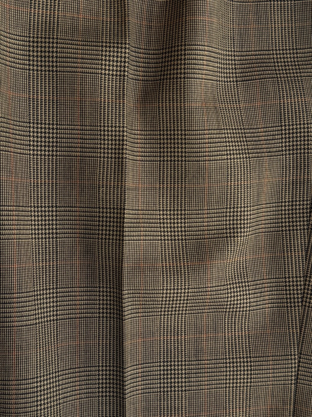 Lauren Ralph Lauren Pants Womens 4 Brown Plaid Wool Cuffed Tapered Altered - Picture 8 of 16